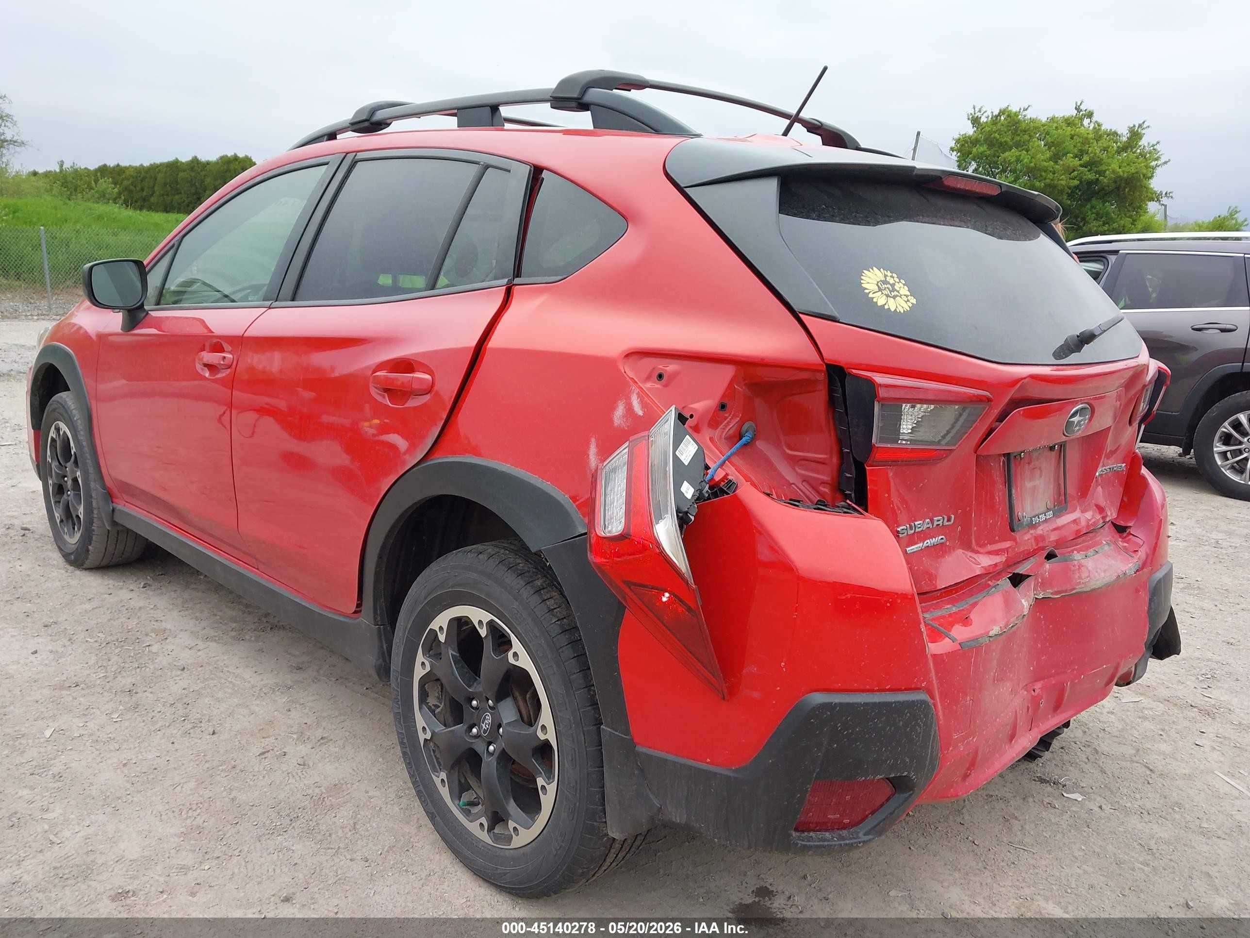2023 Subaru Crosstrek Red vin: JF2GTABCXPH214834