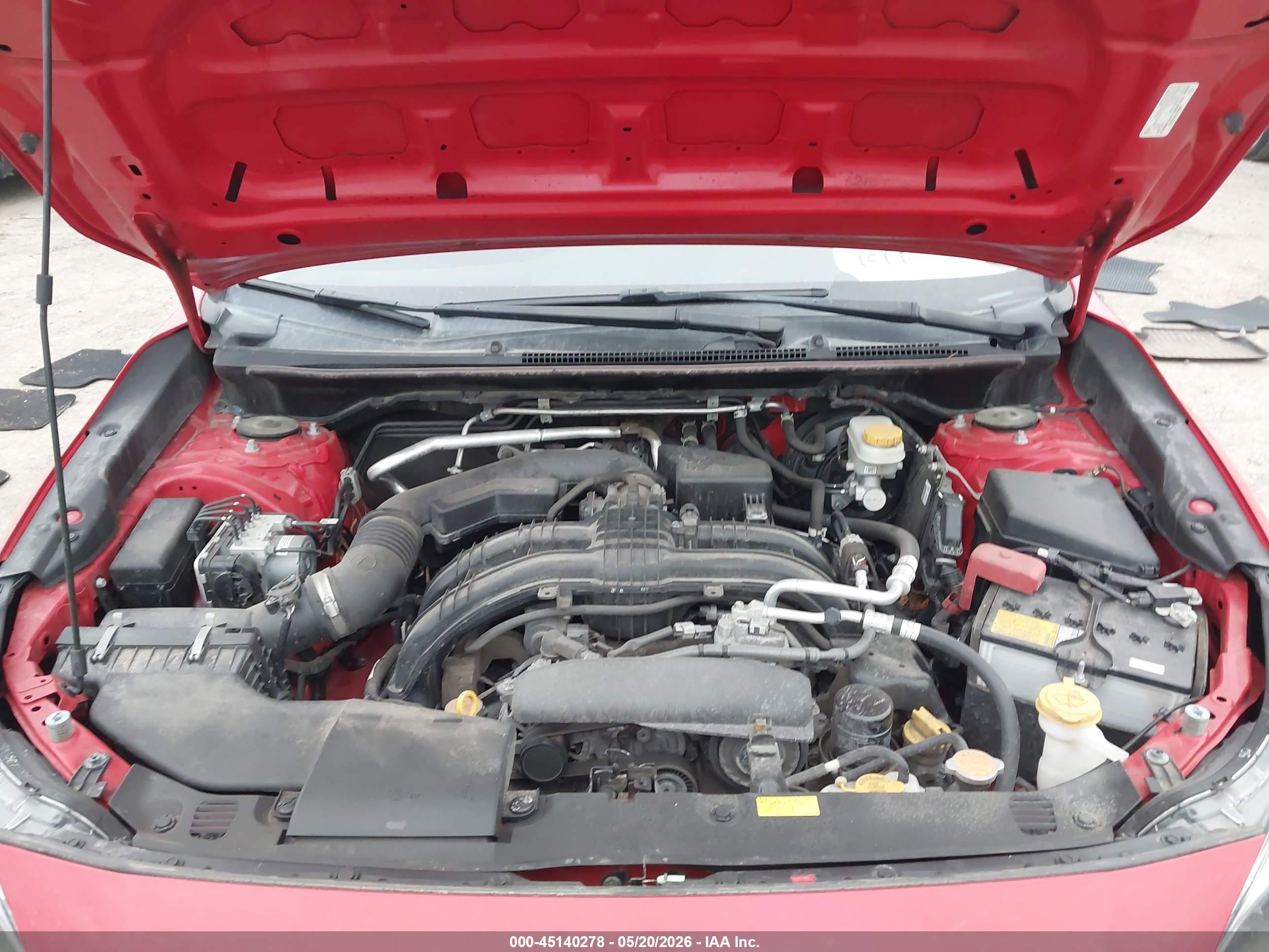 2023 Subaru Crosstrek Red vin: JF2GTABCXPH214834
