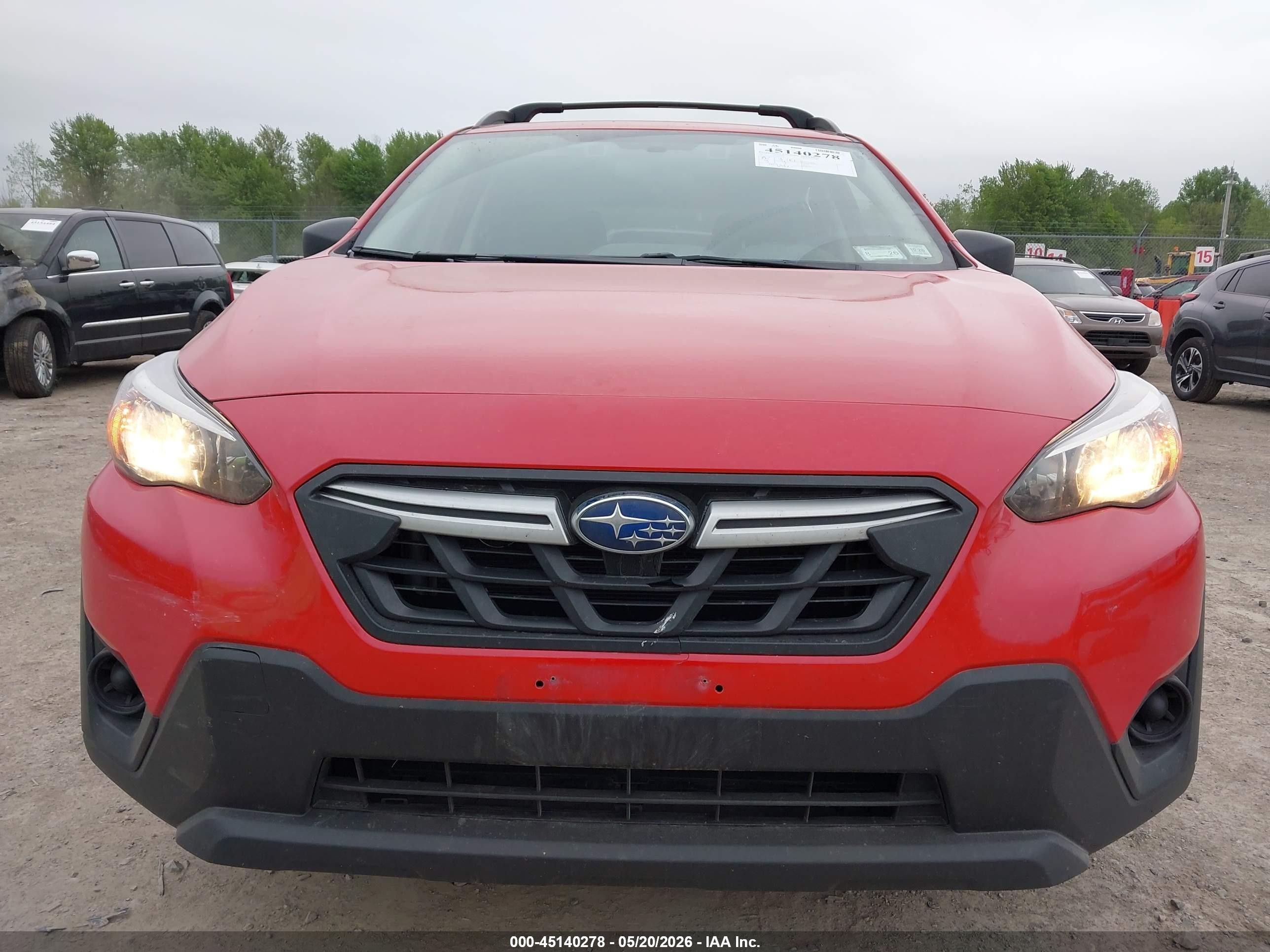 2023 Subaru Crosstrek Red vin: JF2GTABCXPH214834