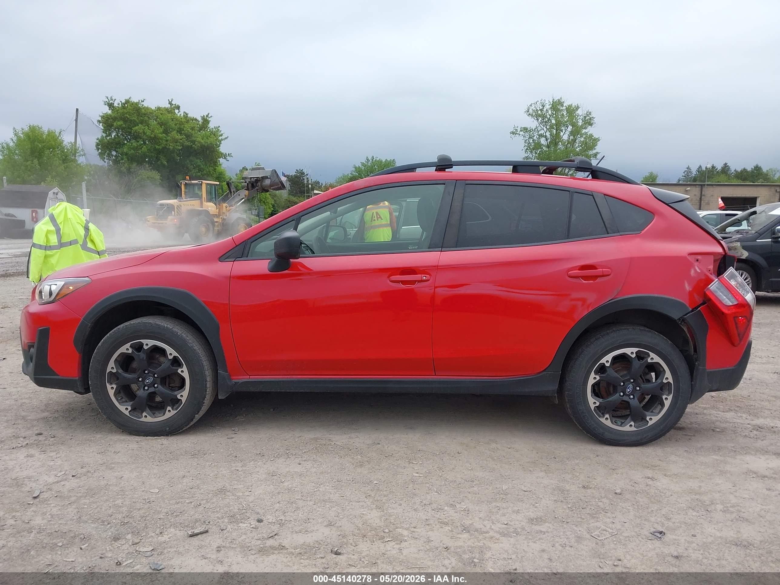 2023 Subaru Crosstrek Red vin: JF2GTABCXPH214834