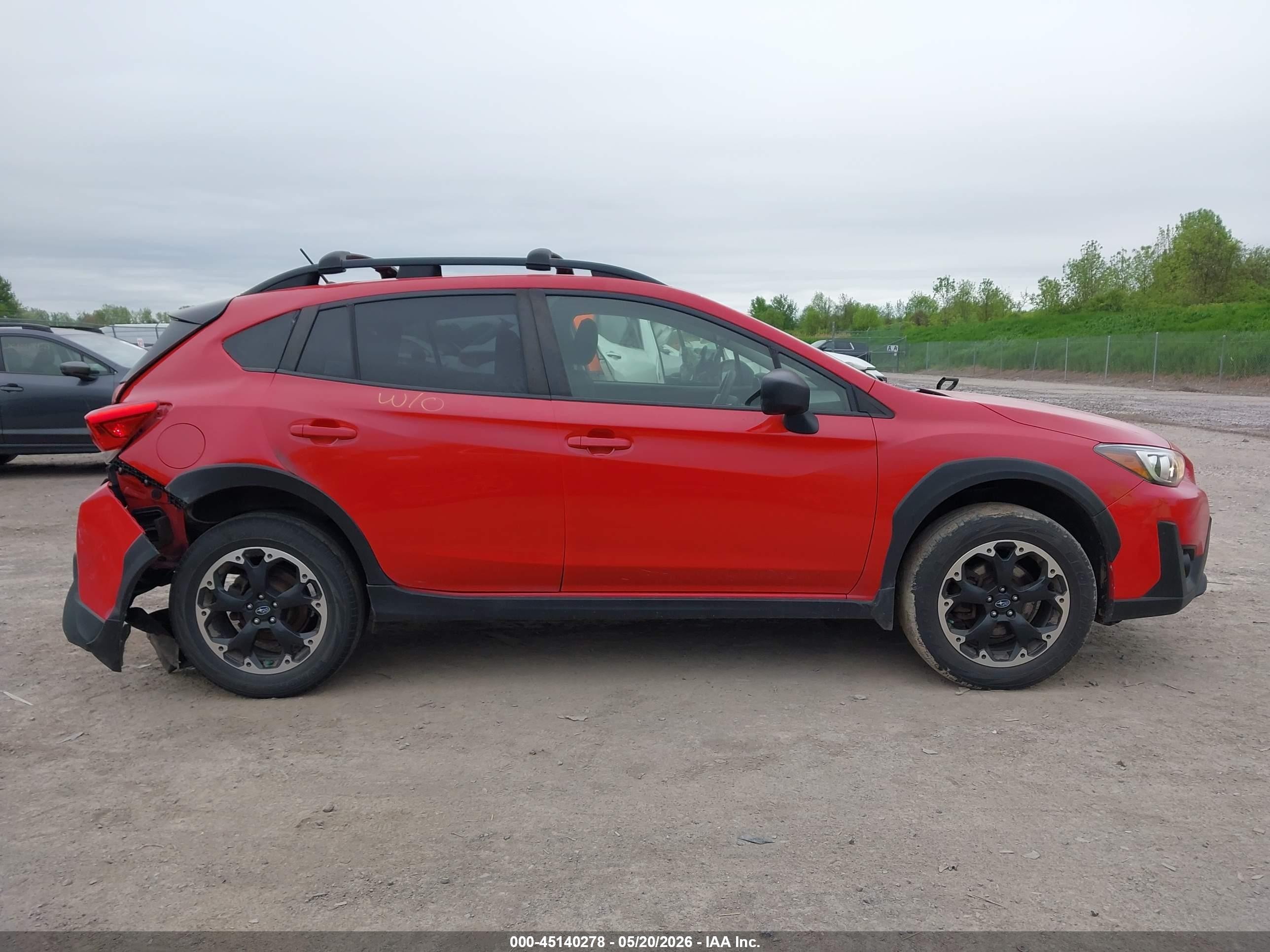 2023 Subaru Crosstrek Red vin: JF2GTABCXPH214834
