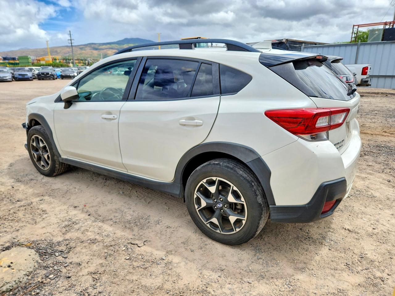 2019 Subaru Crosstrek Premium White vin: JF2GTACC0K8252869