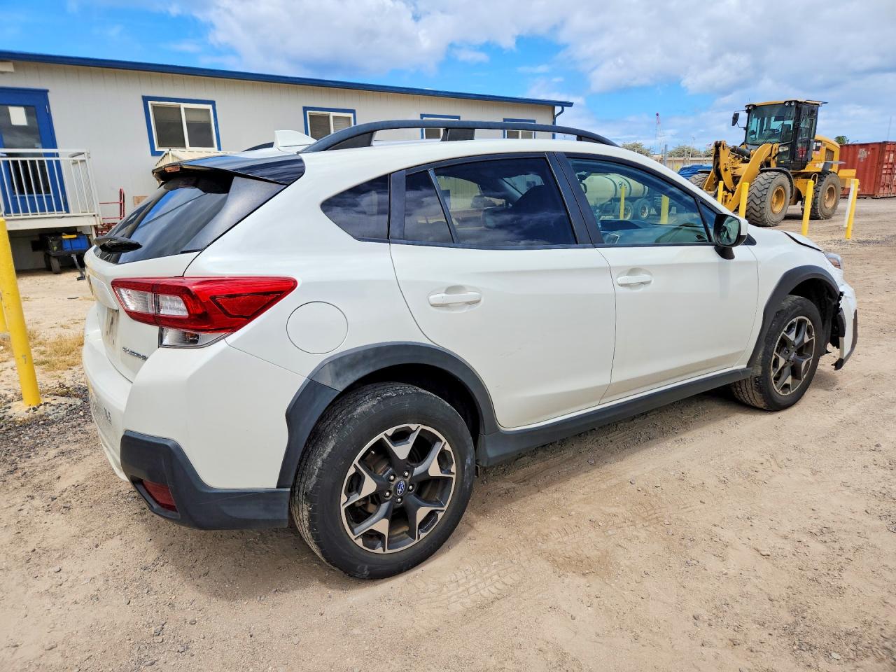 2019 Subaru Crosstrek Premium White vin: JF2GTACC0K8252869