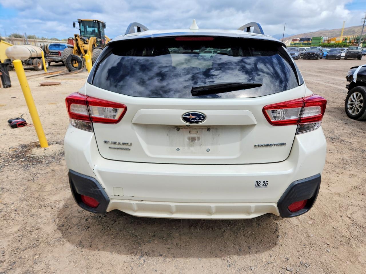 2019 Subaru Crosstrek Premium White vin: JF2GTACC0K8252869