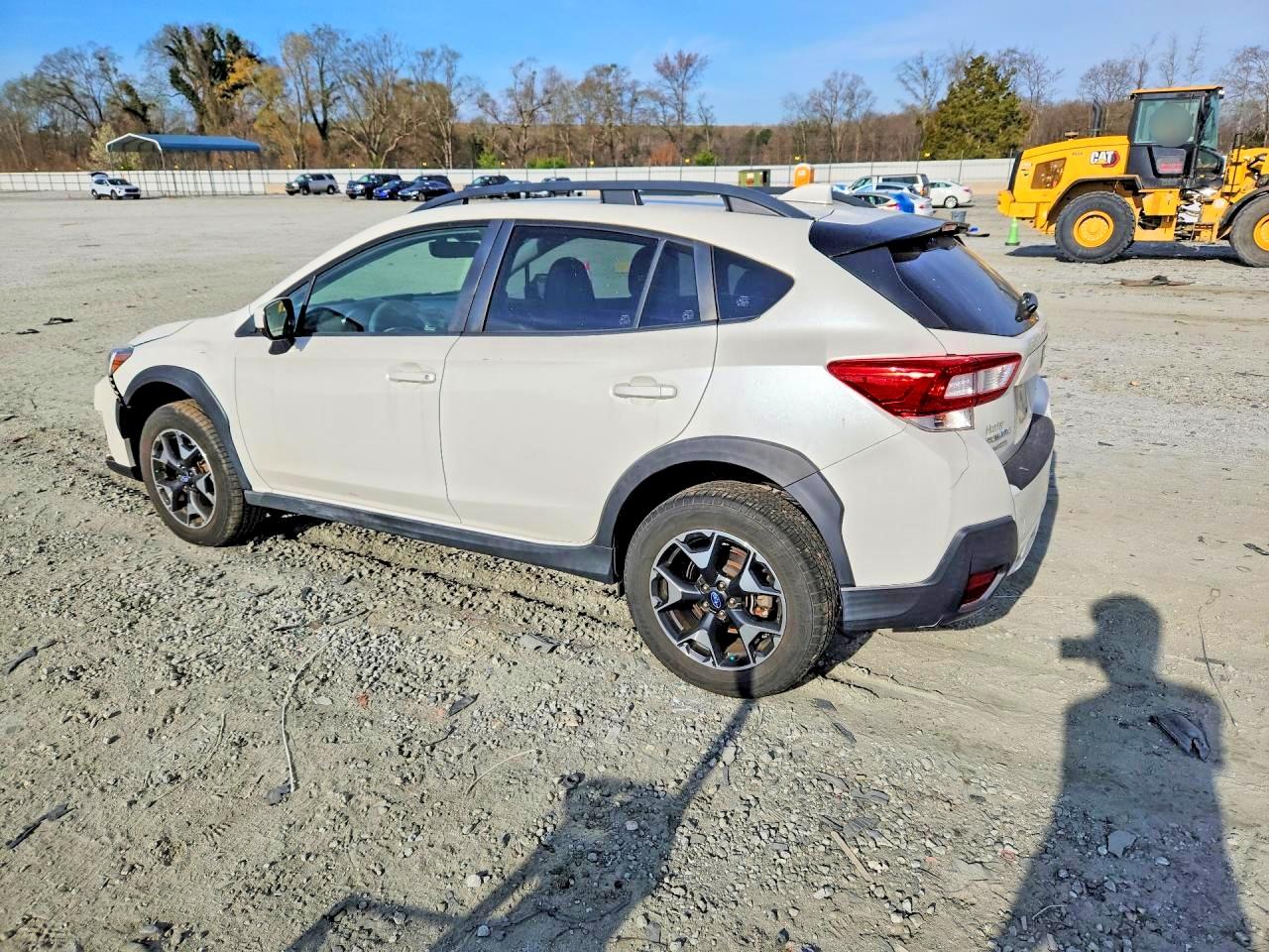 2019 Subaru Crosstrek Premium White vin: JF2GTACC0KH264097