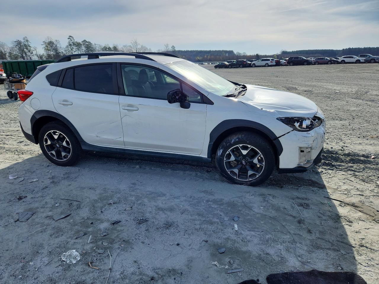 2019 Subaru Crosstrek Premium White vin: JF2GTACC0KH264097