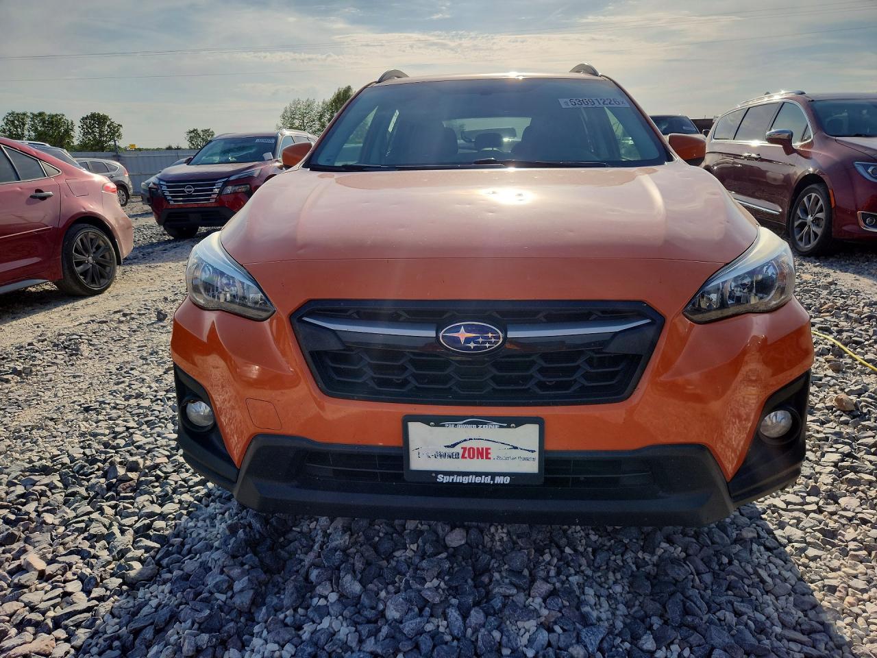 2019 Subaru Crosstrek Premium Orange vin: JF2GTACC0KH392923