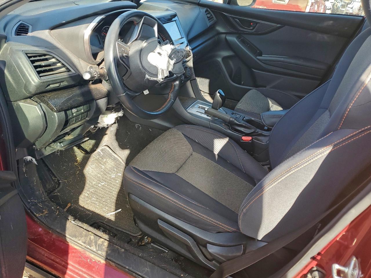 2019 Subaru Crosstrek Premium Burgundy vin: JF2GTACC1KH279949