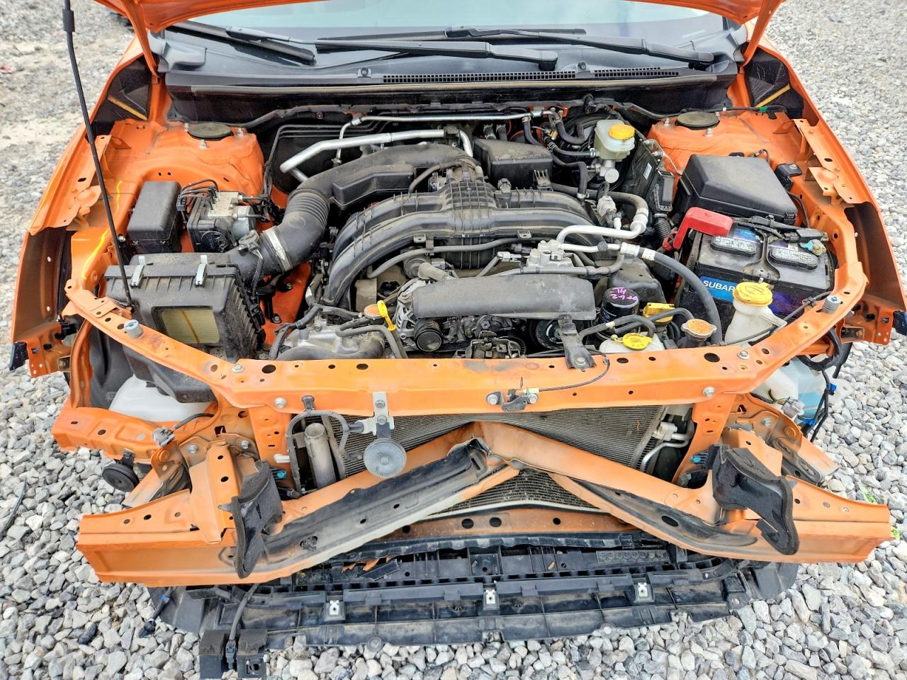 2020 Subaru Crosstrek Premium Orange vin: JF2GTACC2LG225924