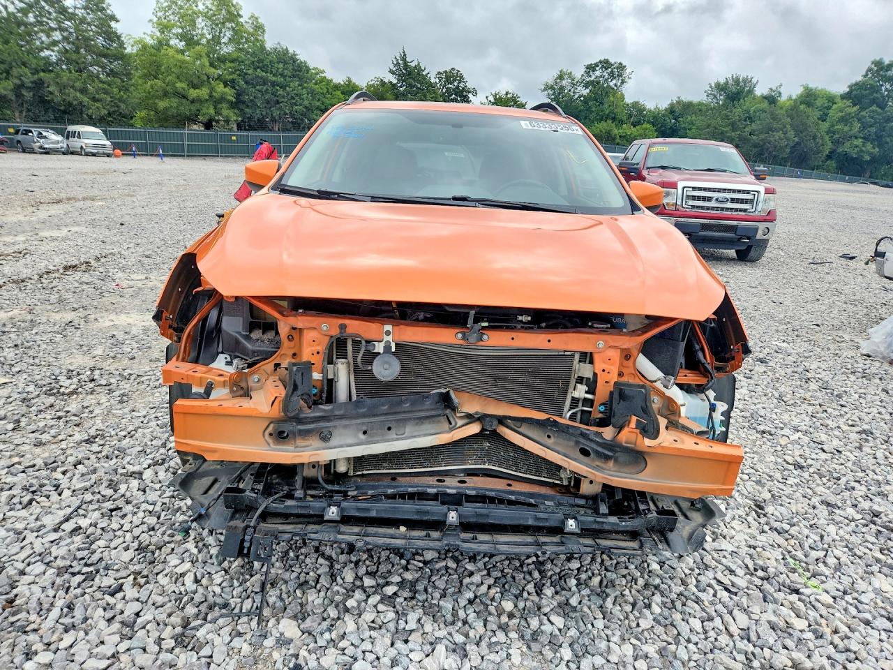 2020 Subaru Crosstrek Premium Orange vin: JF2GTACC2LG225924