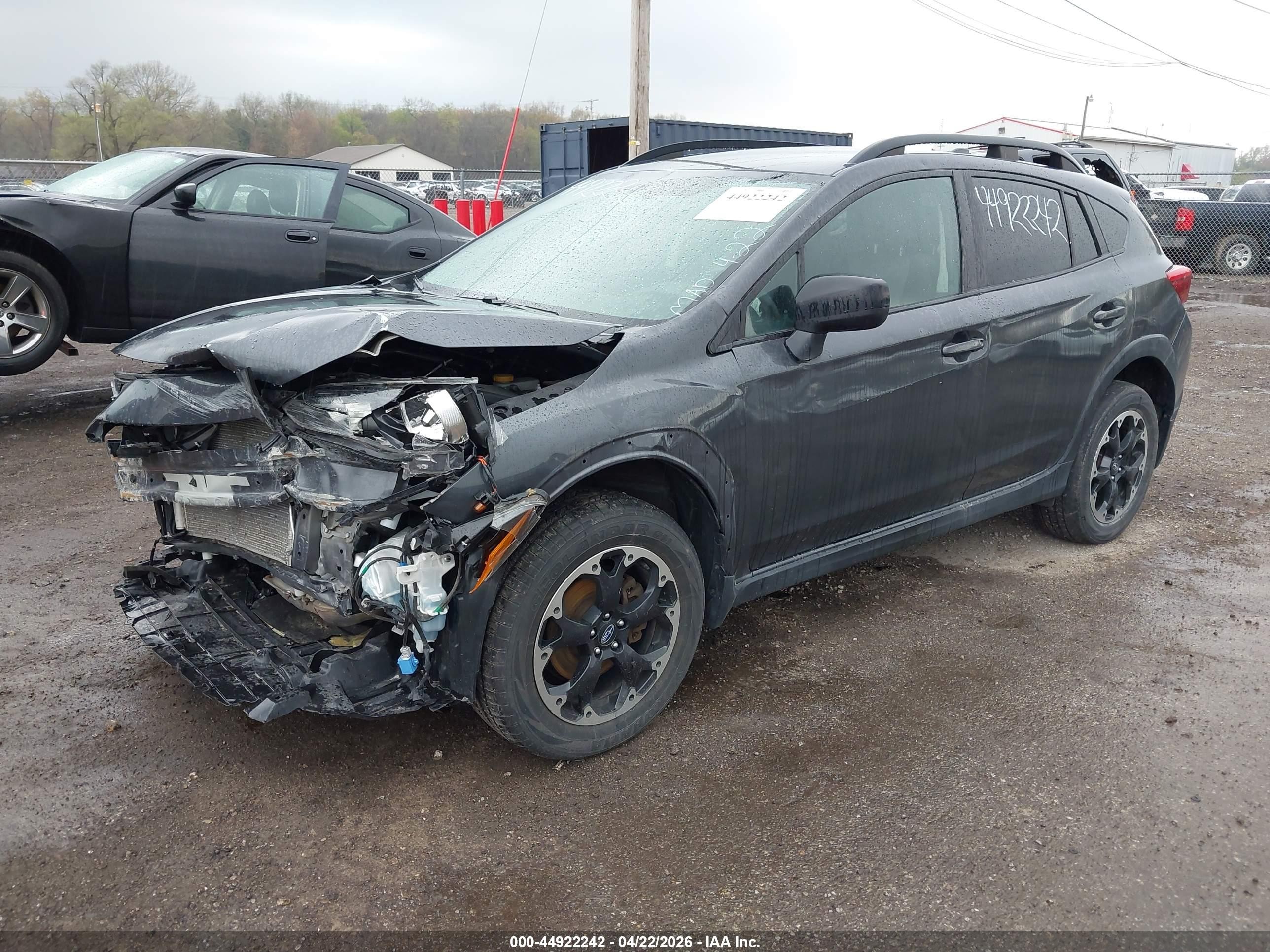 2022 Subaru Crosstrek Premium Gray vin: JF2GTACC2N9206507