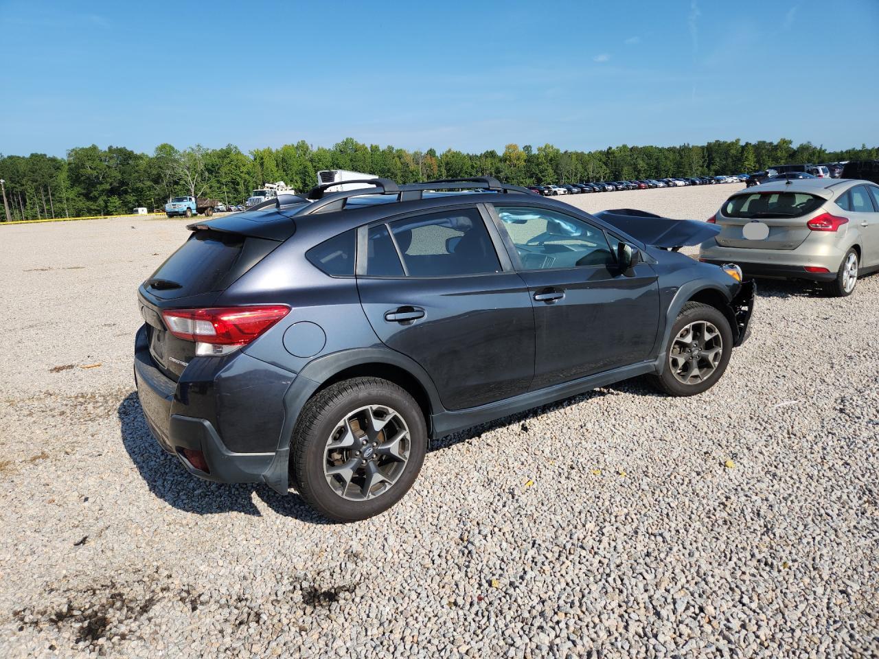 2019 Subaru Crosstrek Premium Gray vin: JF2GTACC3KH338449