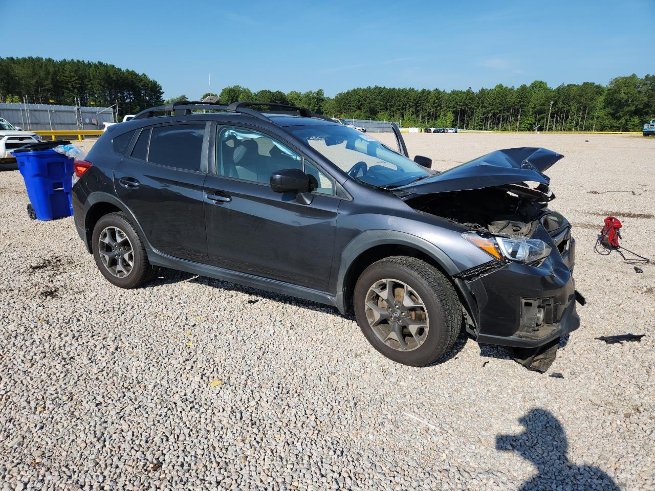 2019 Subaru Crosstrek Premium Gray vin: JF2GTACC3KH338449
