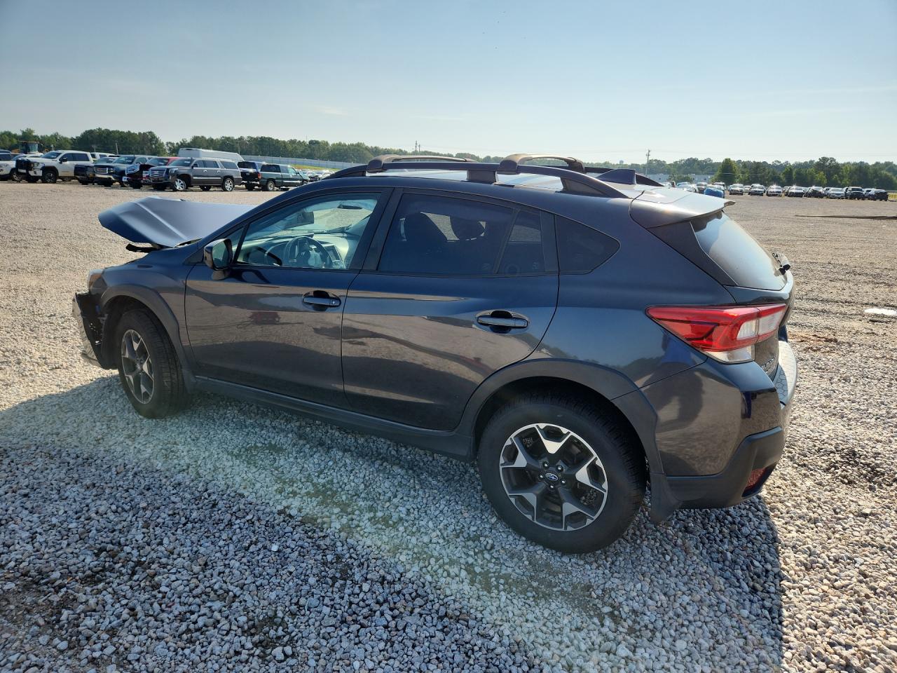 2019 Subaru Crosstrek Premium Gray vin: JF2GTACC3KH338449