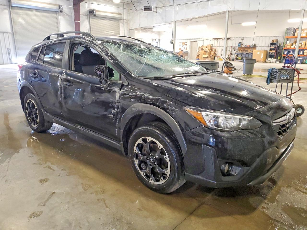 2023 Subaru Crosstrek Premium Black vin: JF2GTACC3P9288198