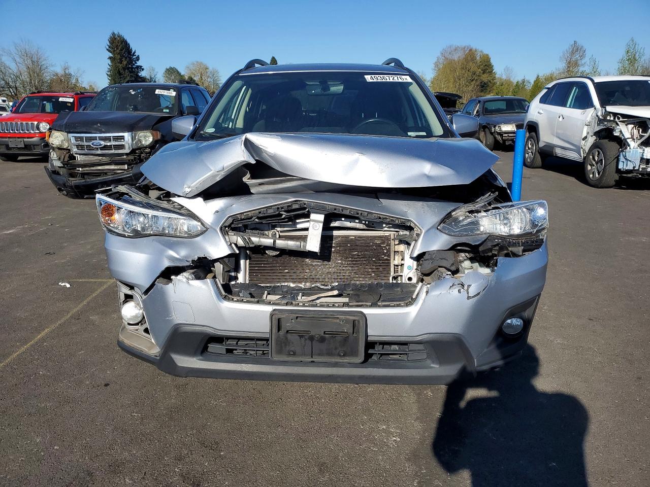 2018 Subaru Crosstrek Premium Silver vin: JF2GTACC4J8251691