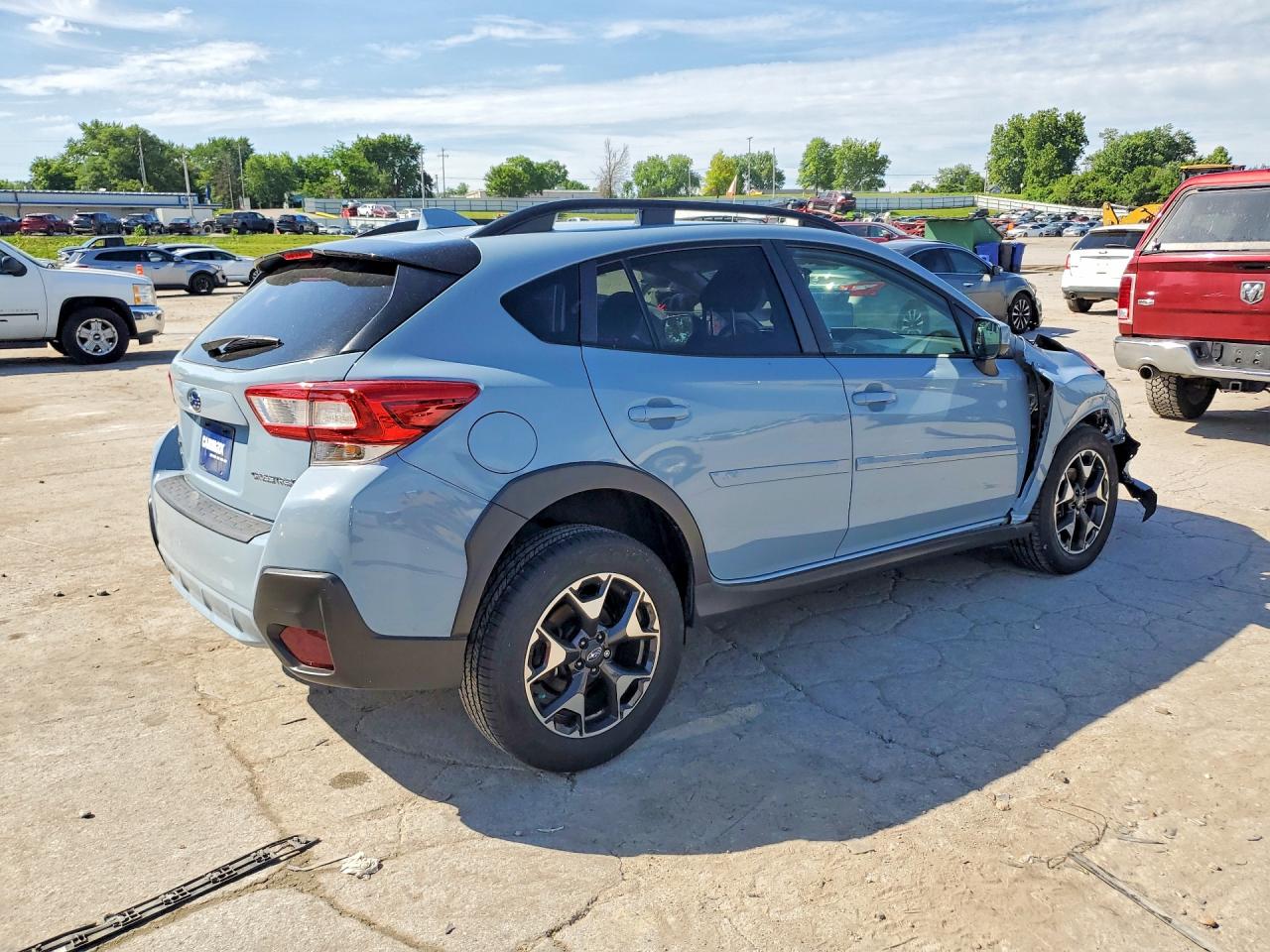 2019 Subaru Crosstrek Premium Blue vin: JF2GTACC4K8394187