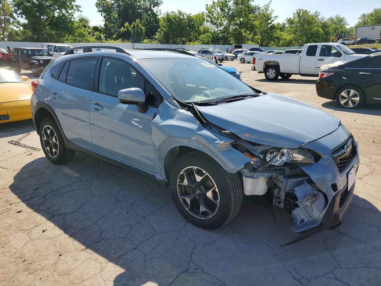 2019 Subaru Crosstrek Premium Blue vin: JF2GTACC4K8394187