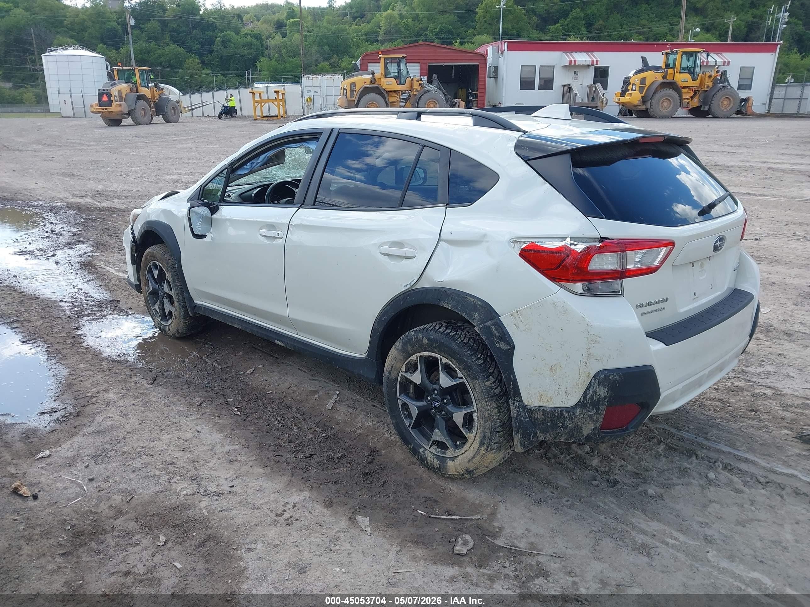 2019 Subaru Crosstrek 2.0i Premium White vin: JF2GTACC4KH353106