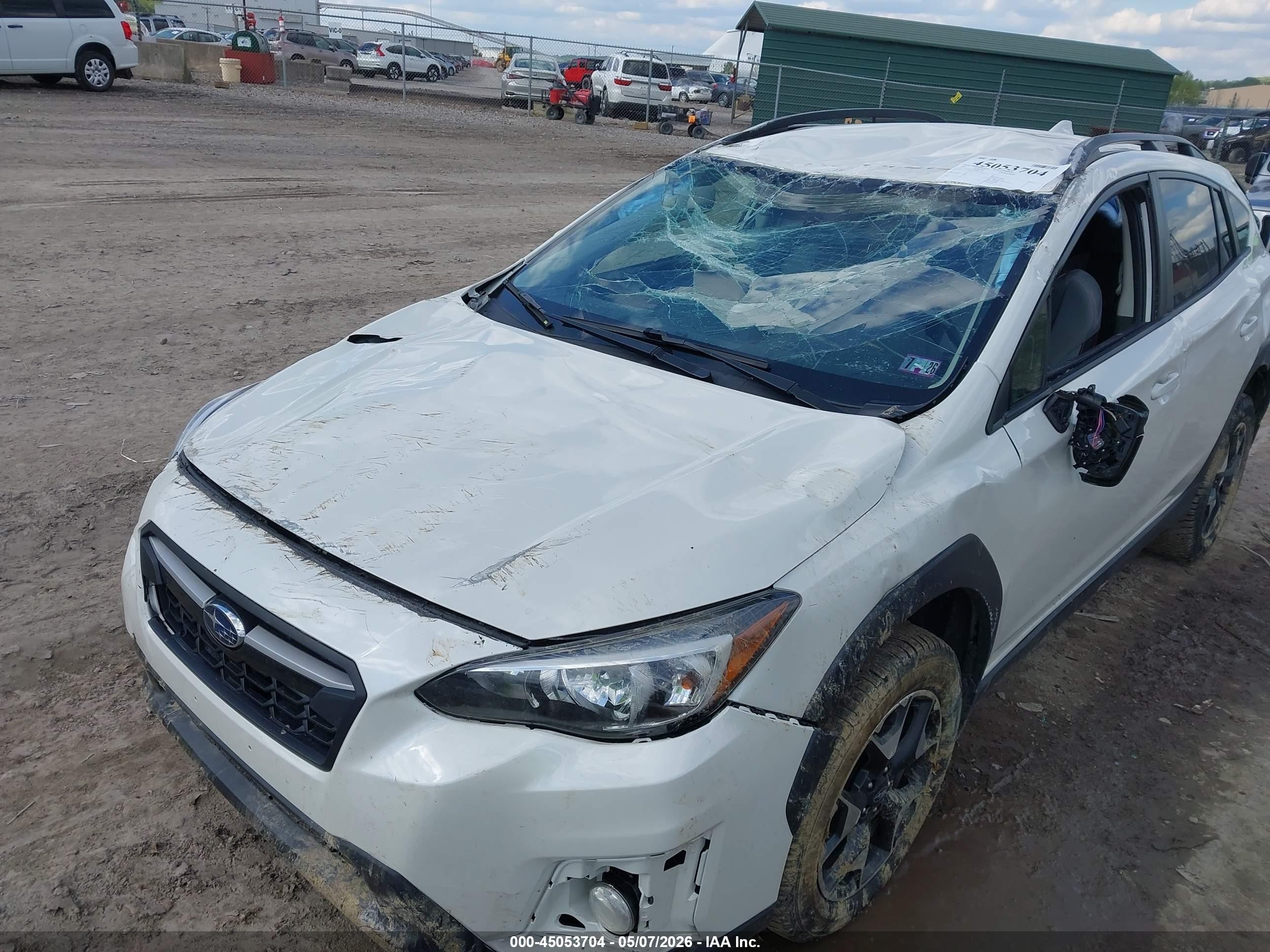 2019 Subaru Crosstrek 2.0i Premium White vin: JF2GTACC4KH353106