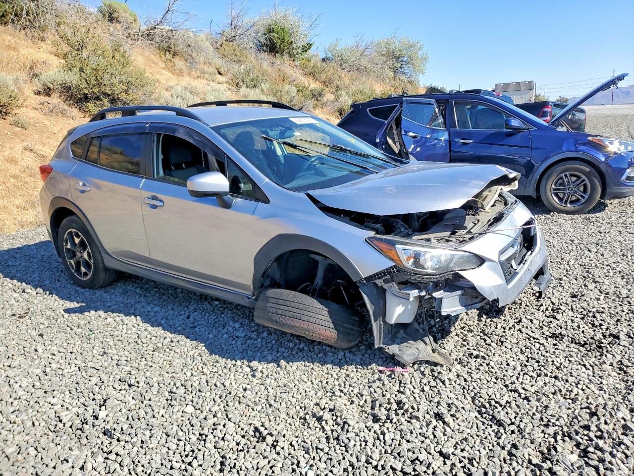 2019 Subaru Crosstrek Premium Silver vin: JF2GTACC5K8393176