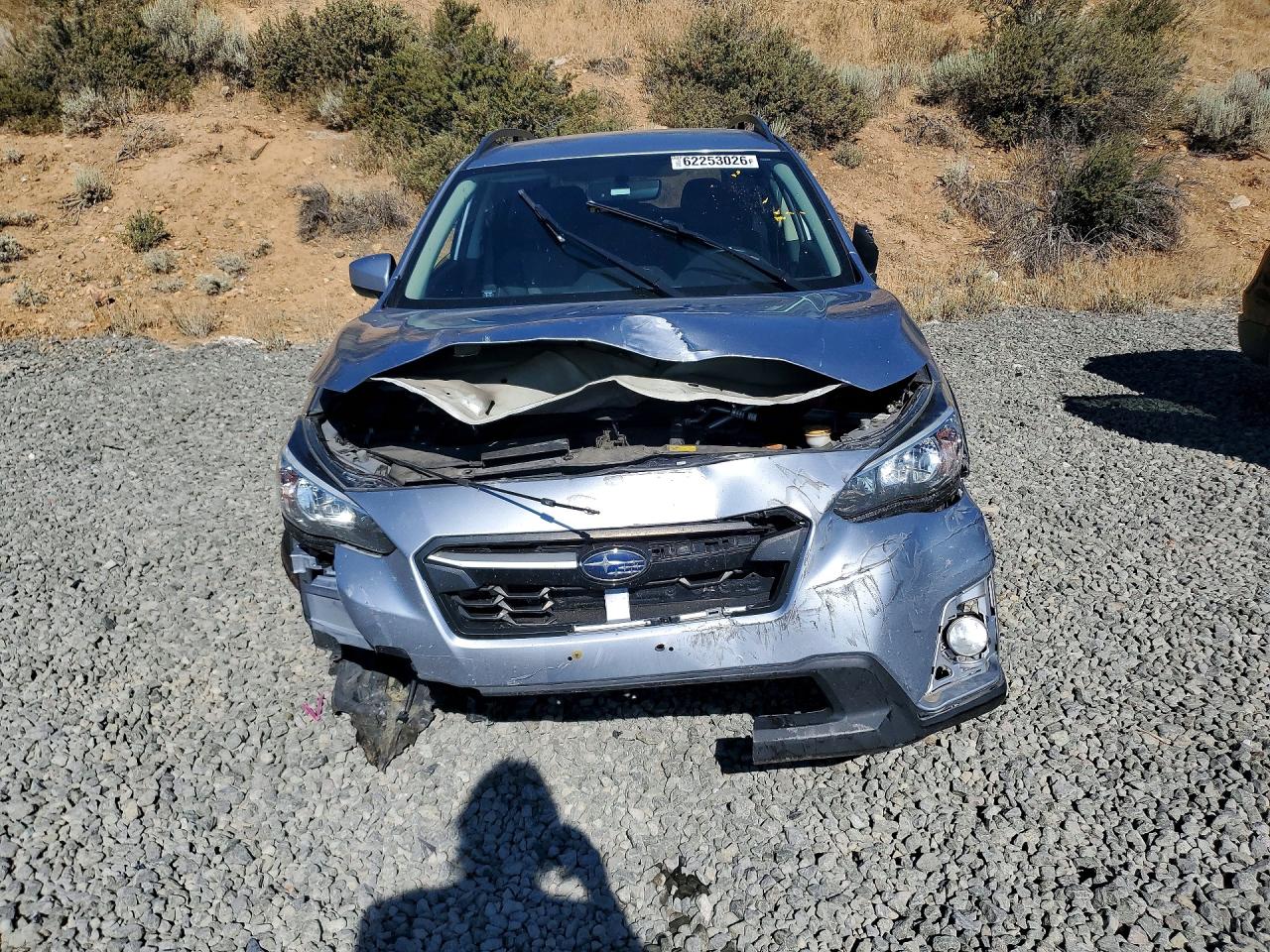 2019 Subaru Crosstrek Premium Silver vin: JF2GTACC5K8393176
