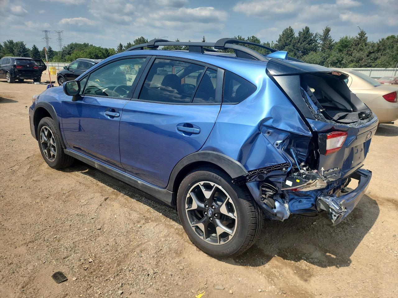 2019 Subaru Crosstrek Premium Синий vin: JF2GTACC5KH284782