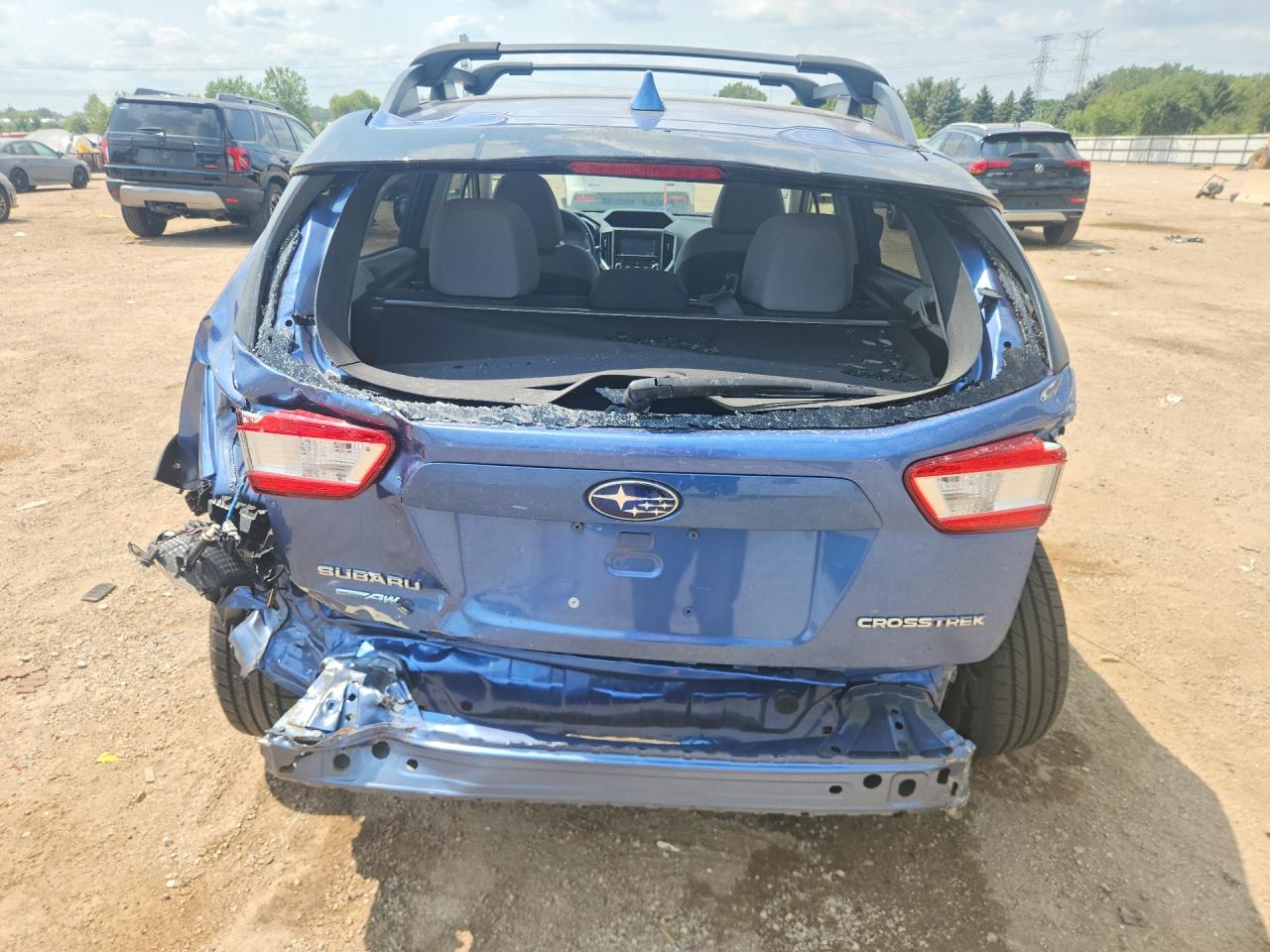 2019 Subaru Crosstrek Premium Синий vin: JF2GTACC5KH284782