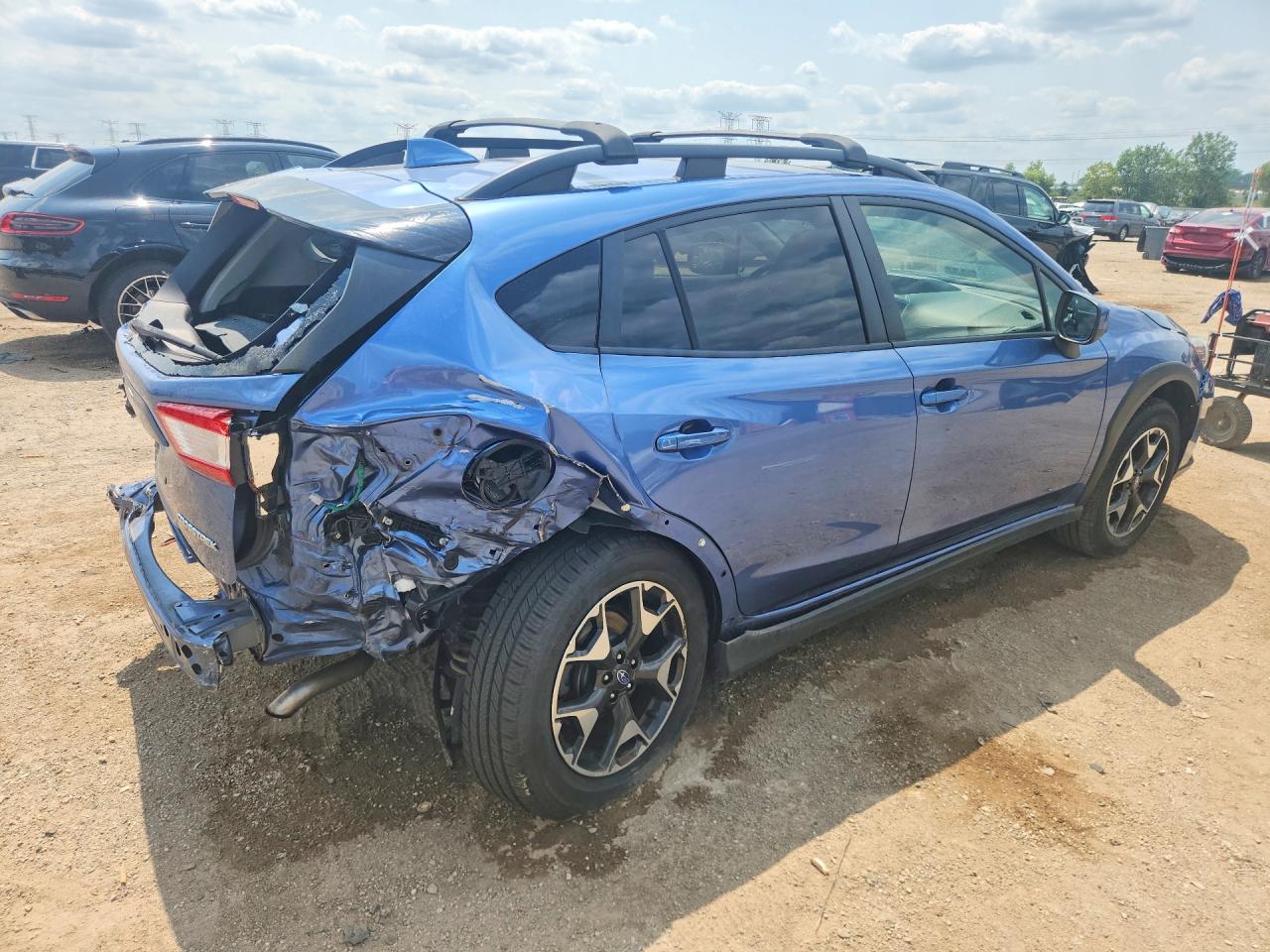 2019 Subaru Crosstrek Premium Синий vin: JF2GTACC5KH284782