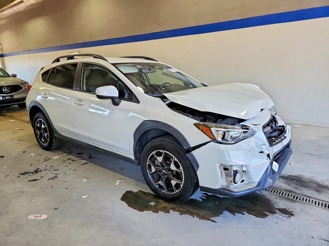 2019 Subaru Crosstrek Premium White vin: JF2GTACC9KH264714