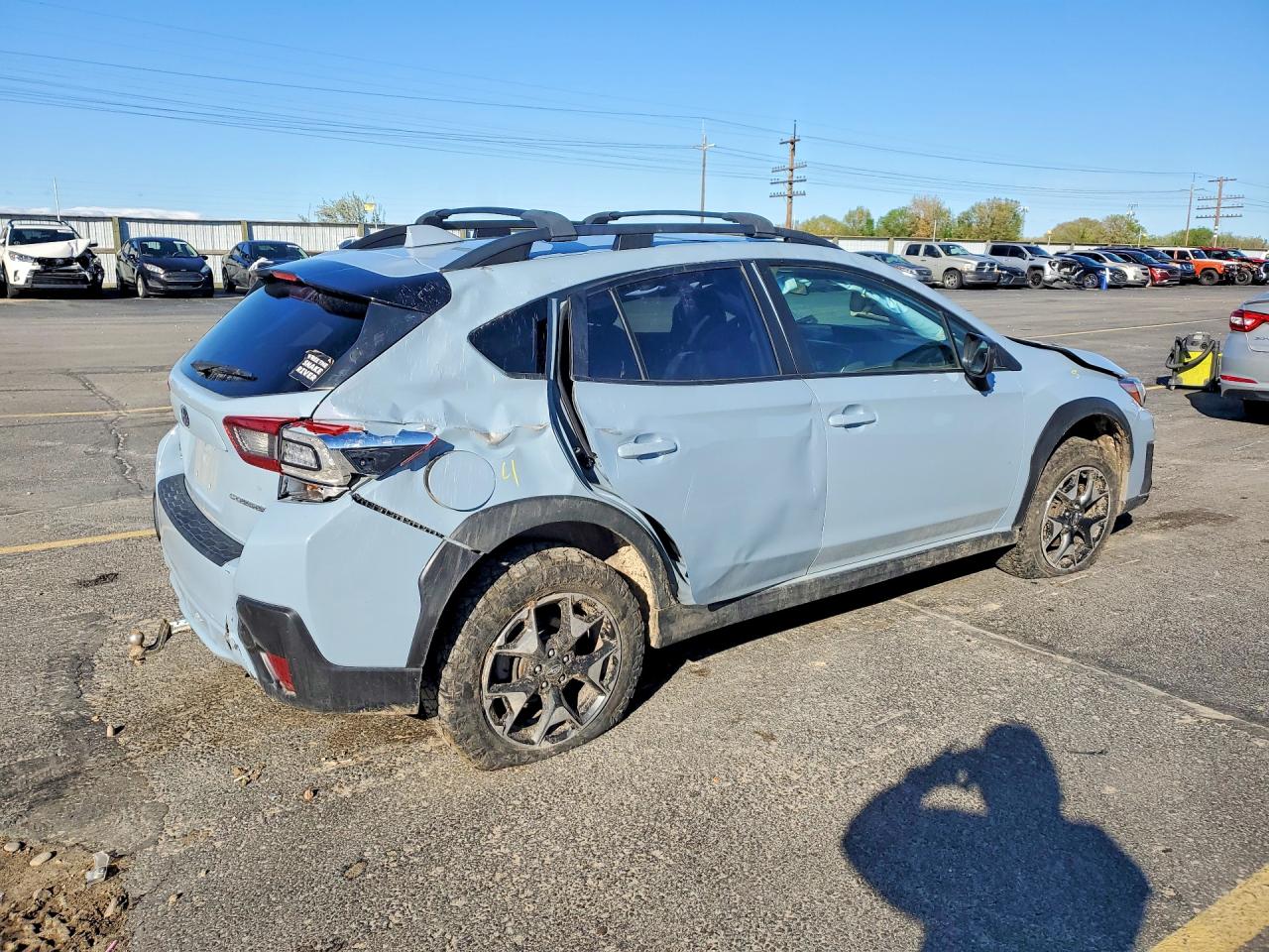 2020 Subaru Crosstrek Premium Синий vin: JF2GTACC9L9231157