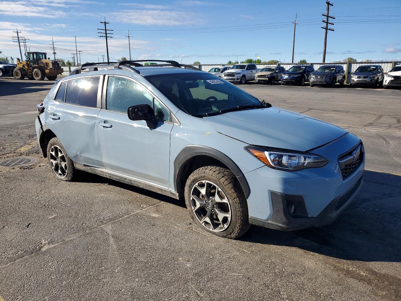 2020 Subaru Crosstrek Premium Синий vin: JF2GTACC9L9231157