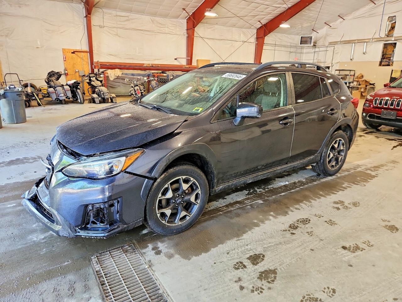2019 Subaru Crosstrek Premium Gray vin: JF2GTACCXKH314228