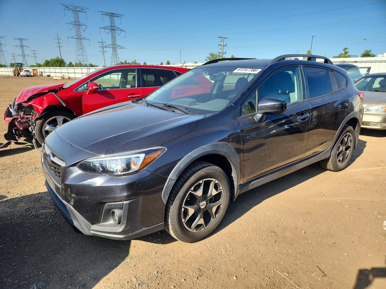 2018 Subaru Crosstrek Premium Черный vin: JF2GTADC1J8280502