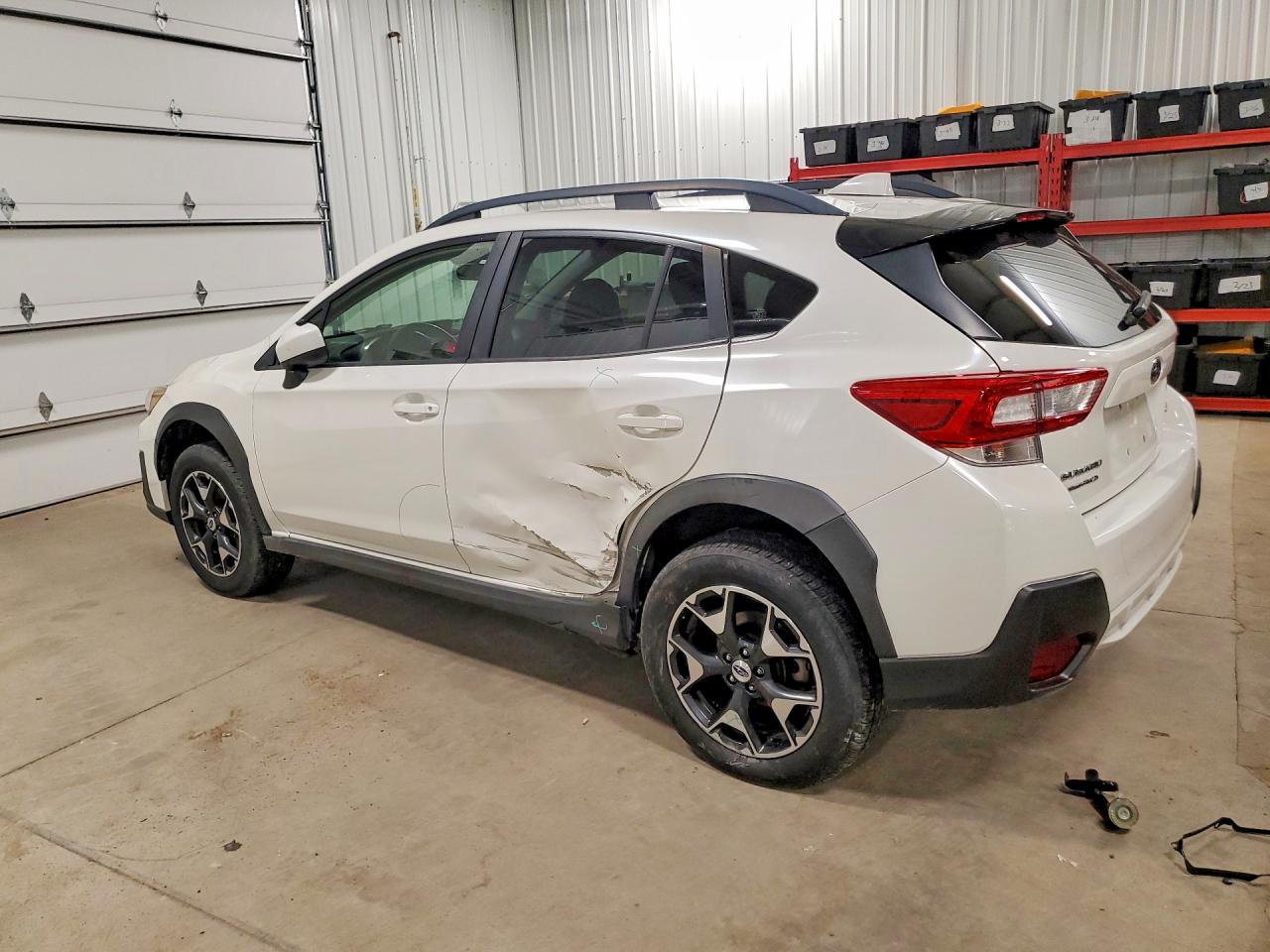 2018 Subaru Crosstrek Premium White vin: JF2GTADC3J8273499