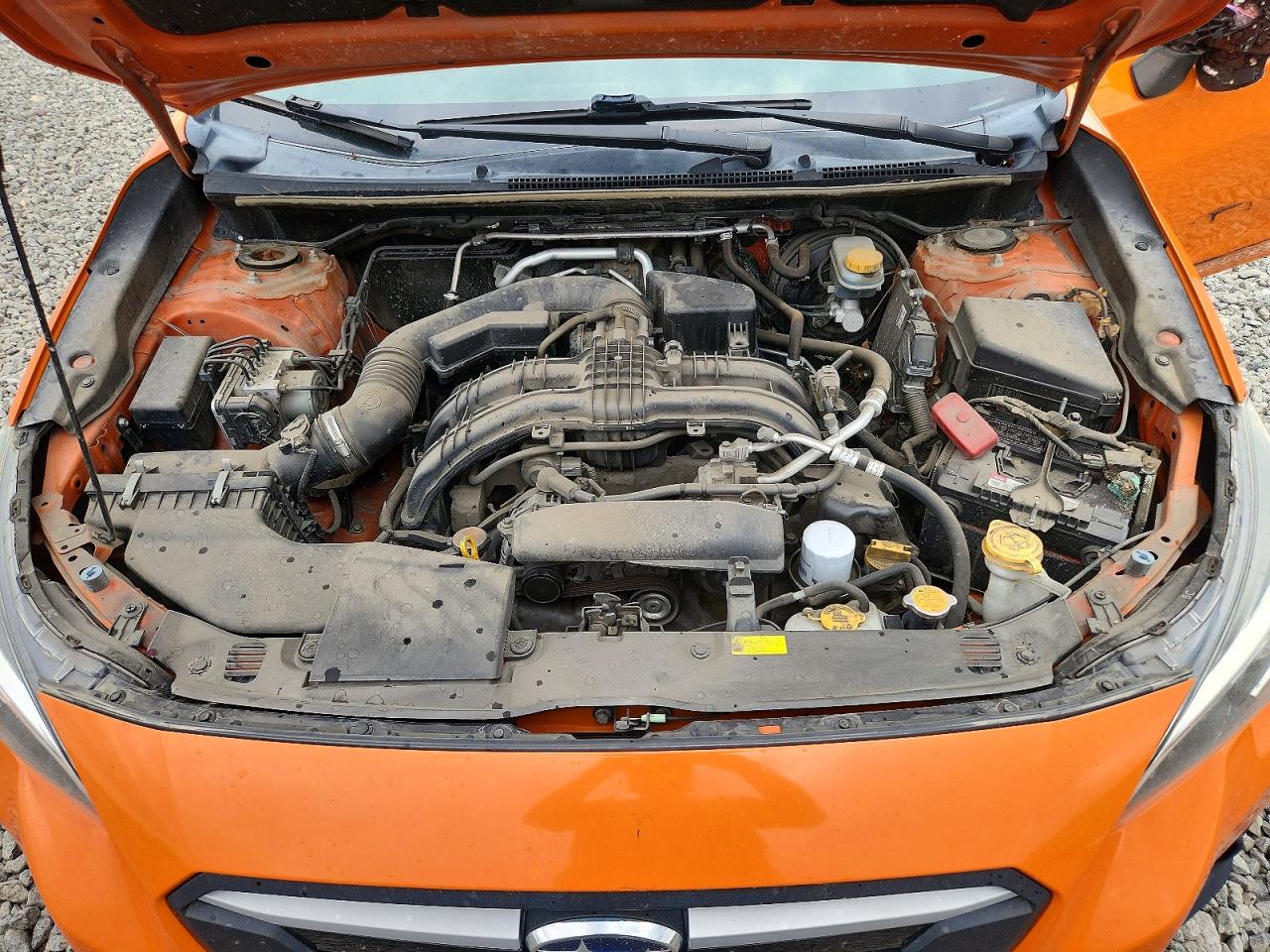 2018 Subaru Crosstrek Premium Orange vin: JF2GTADC4J8261829