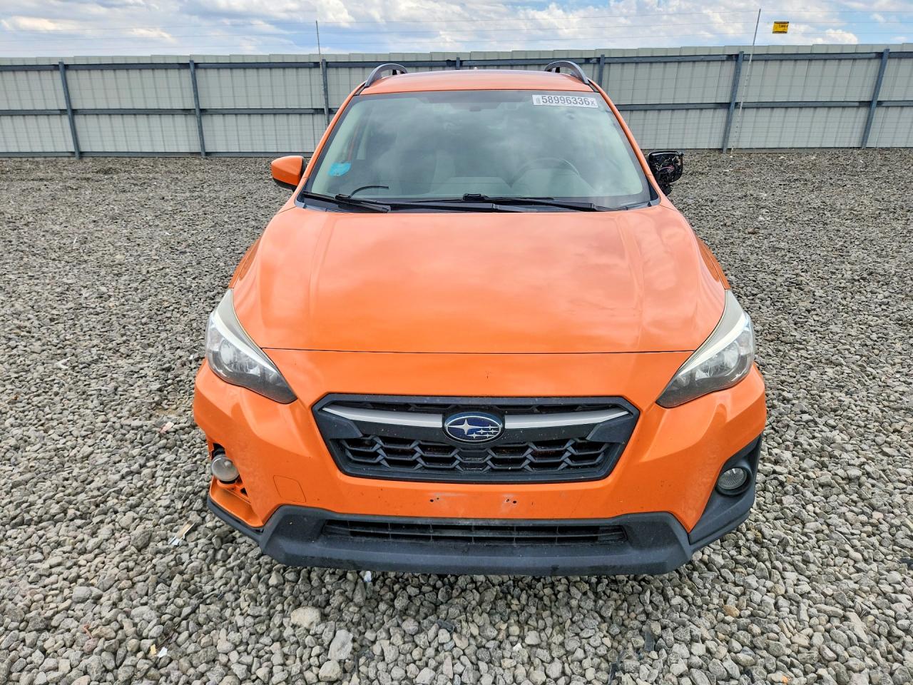 2018 Subaru Crosstrek Premium Orange vin: JF2GTADC4J8261829