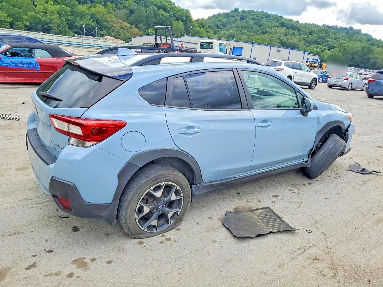 2019 Subaru Crosstrek Premium Blue vin: JF2GTADC5K8359060