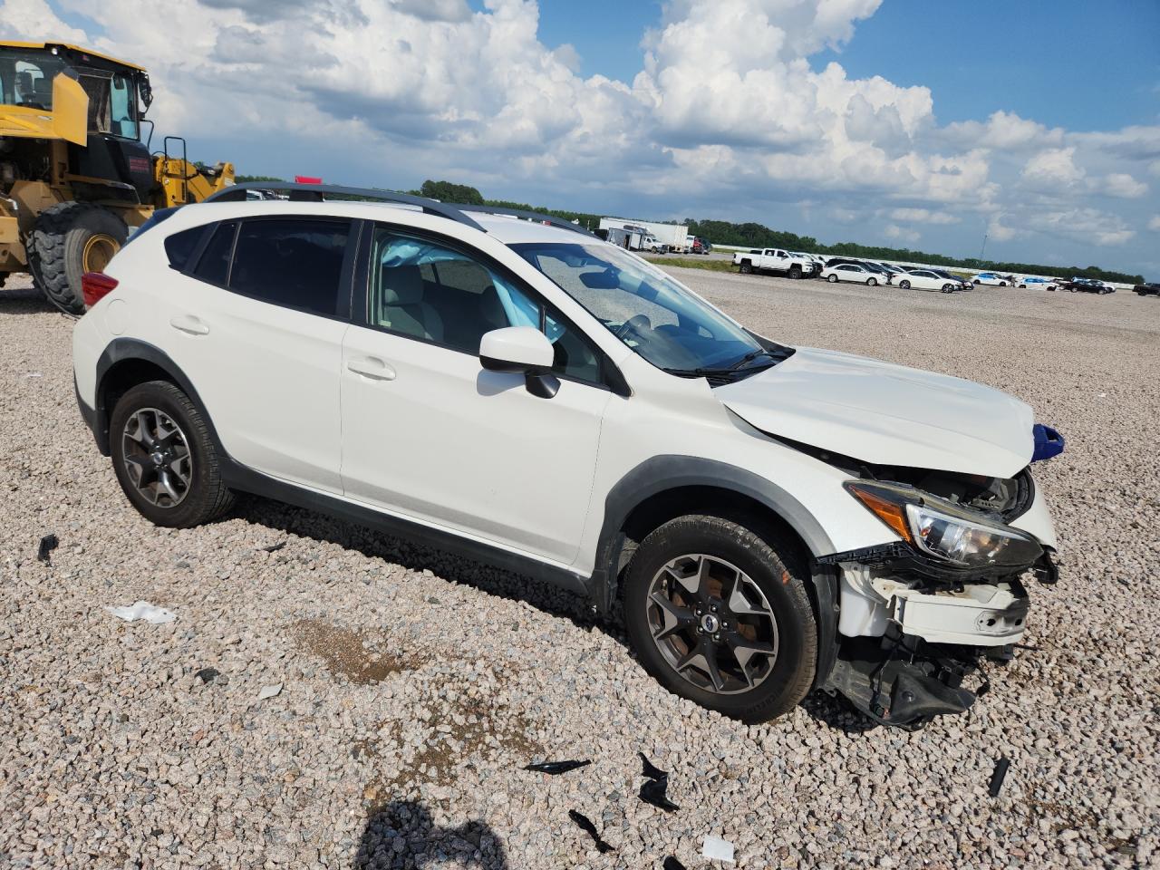2018 Subaru Crosstrek Premium White vin: JF2GTADC8JH236514