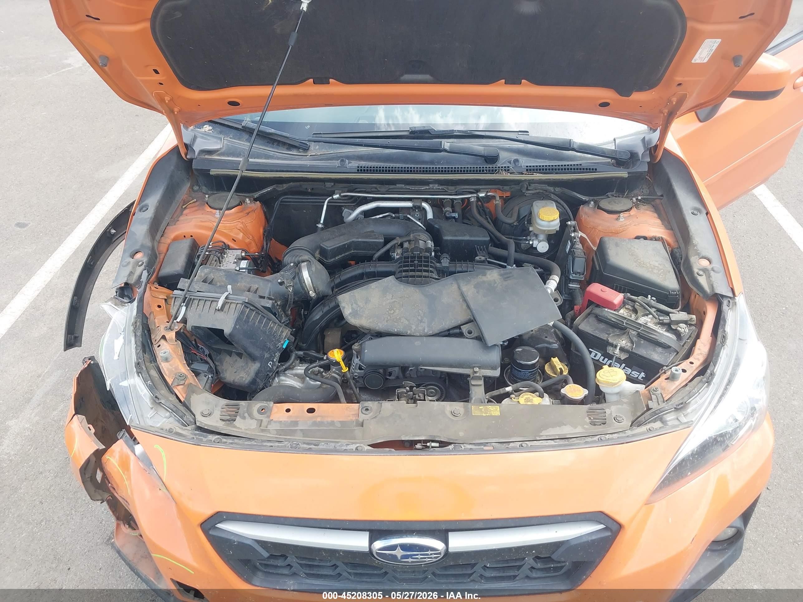 2019 Subaru Crosstrek 2.0i Premium Orange vin: JF2GTADC8KH257655