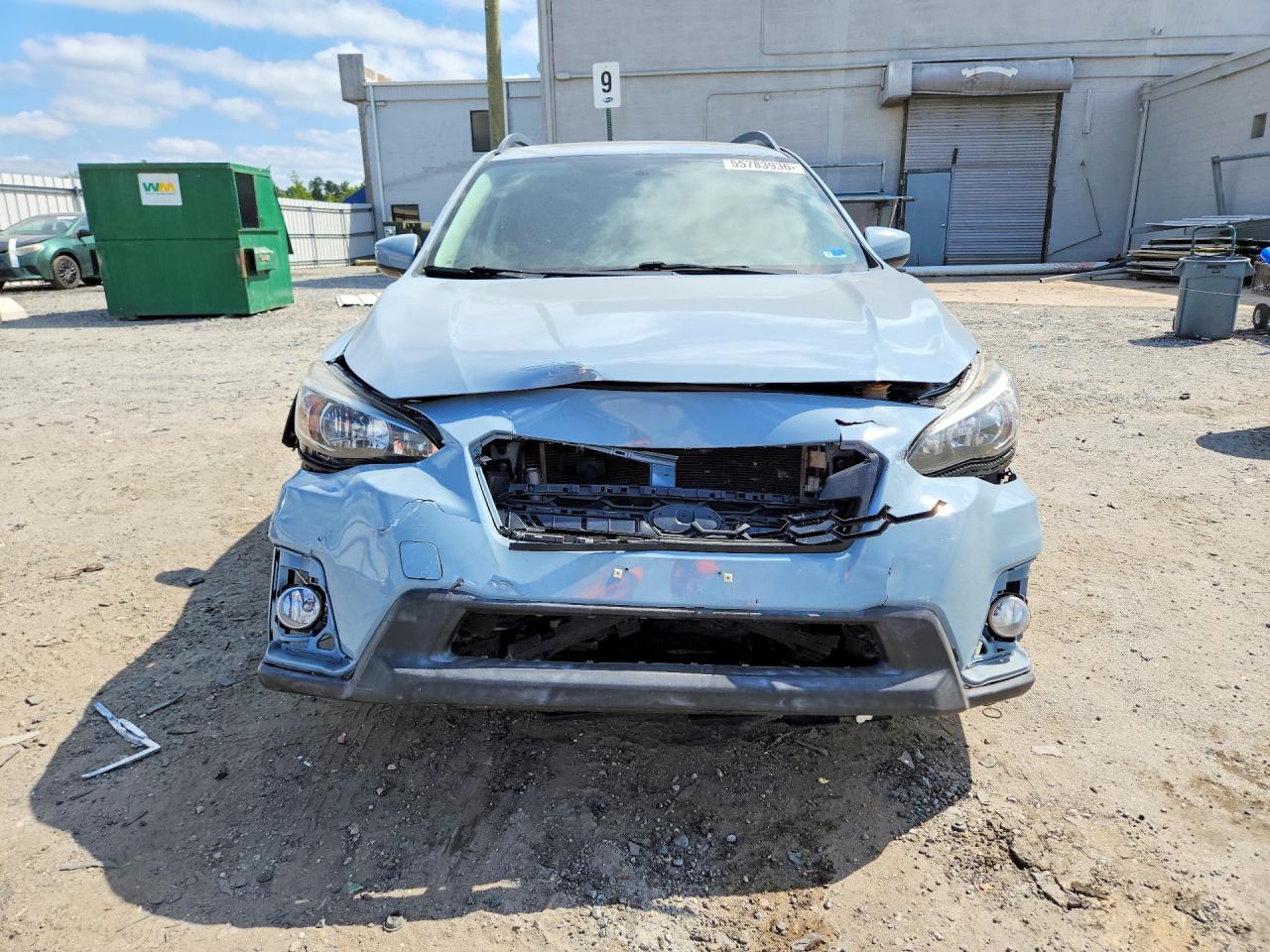 2019 Subaru Crosstrek Premium Blue vin: JF2GTADC9K8360633
