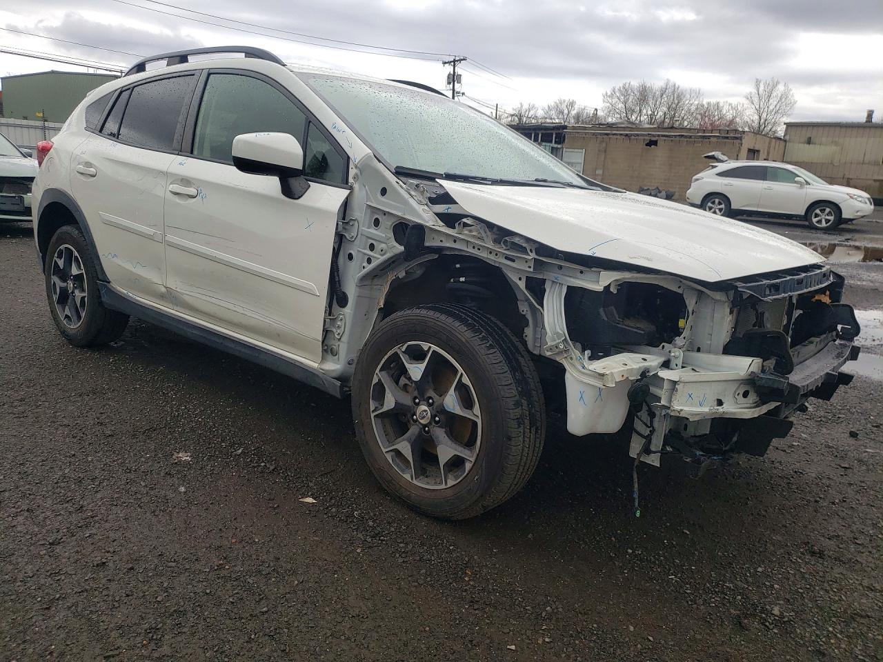 2018 Subaru Crosstrek Premium Белый vin: JF2GTADCXJH298156