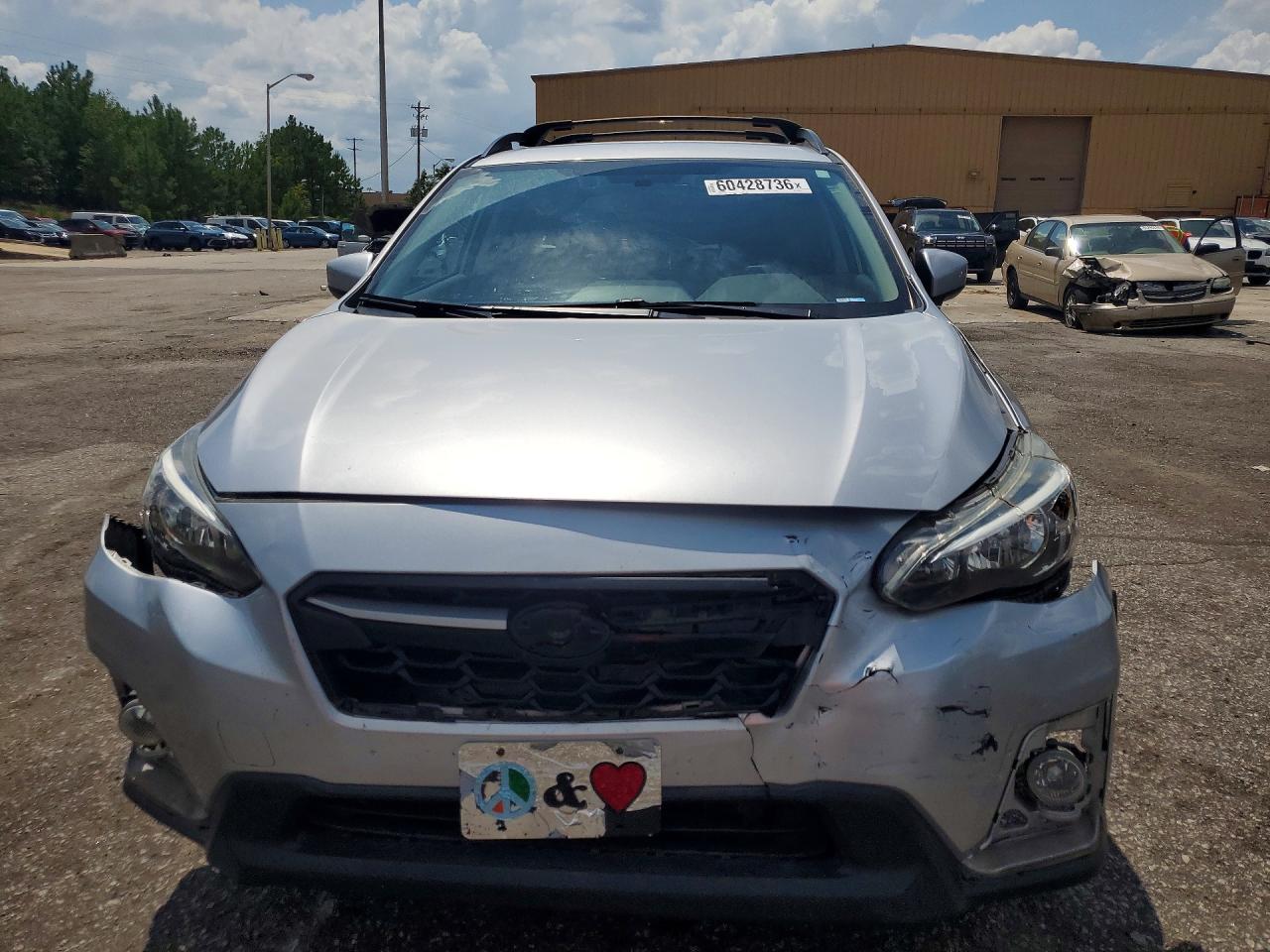 2019 Subaru Crosstrek Premium Silver vin: JF2GTAEC0K8280684