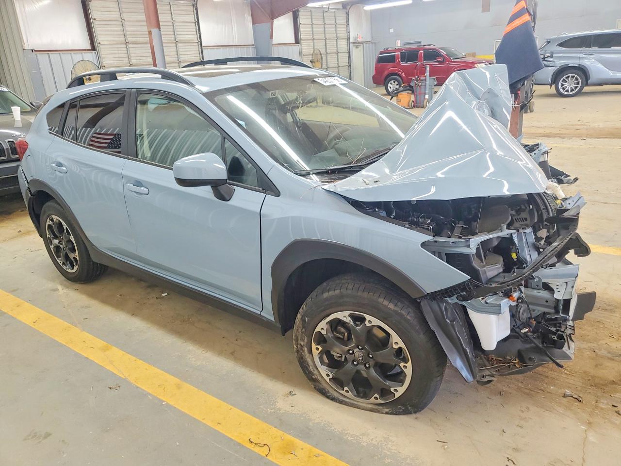 2021 Subaru Crosstrek Premium Синий vin: JF2GTAEC0MH232315