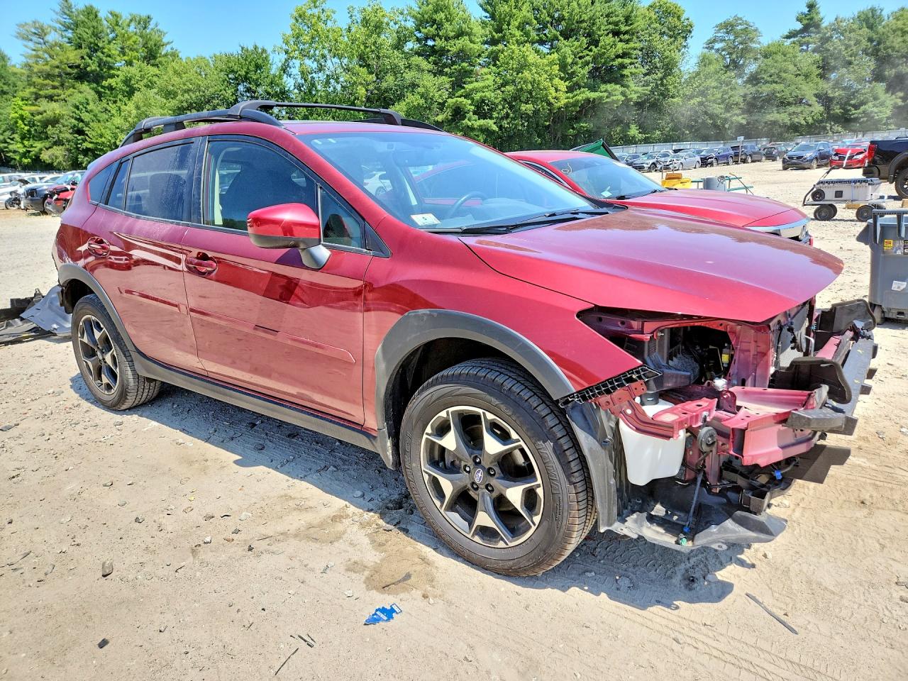 2019 Subaru Crosstrek Premium Red vin: JF2GTAEC1KH201927