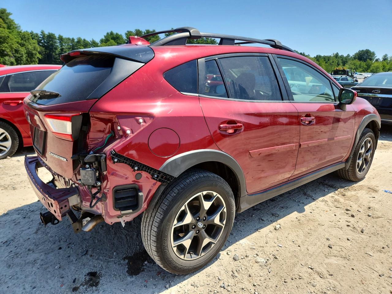 2019 Subaru Crosstrek Premium Red vin: JF2GTAEC1KH201927