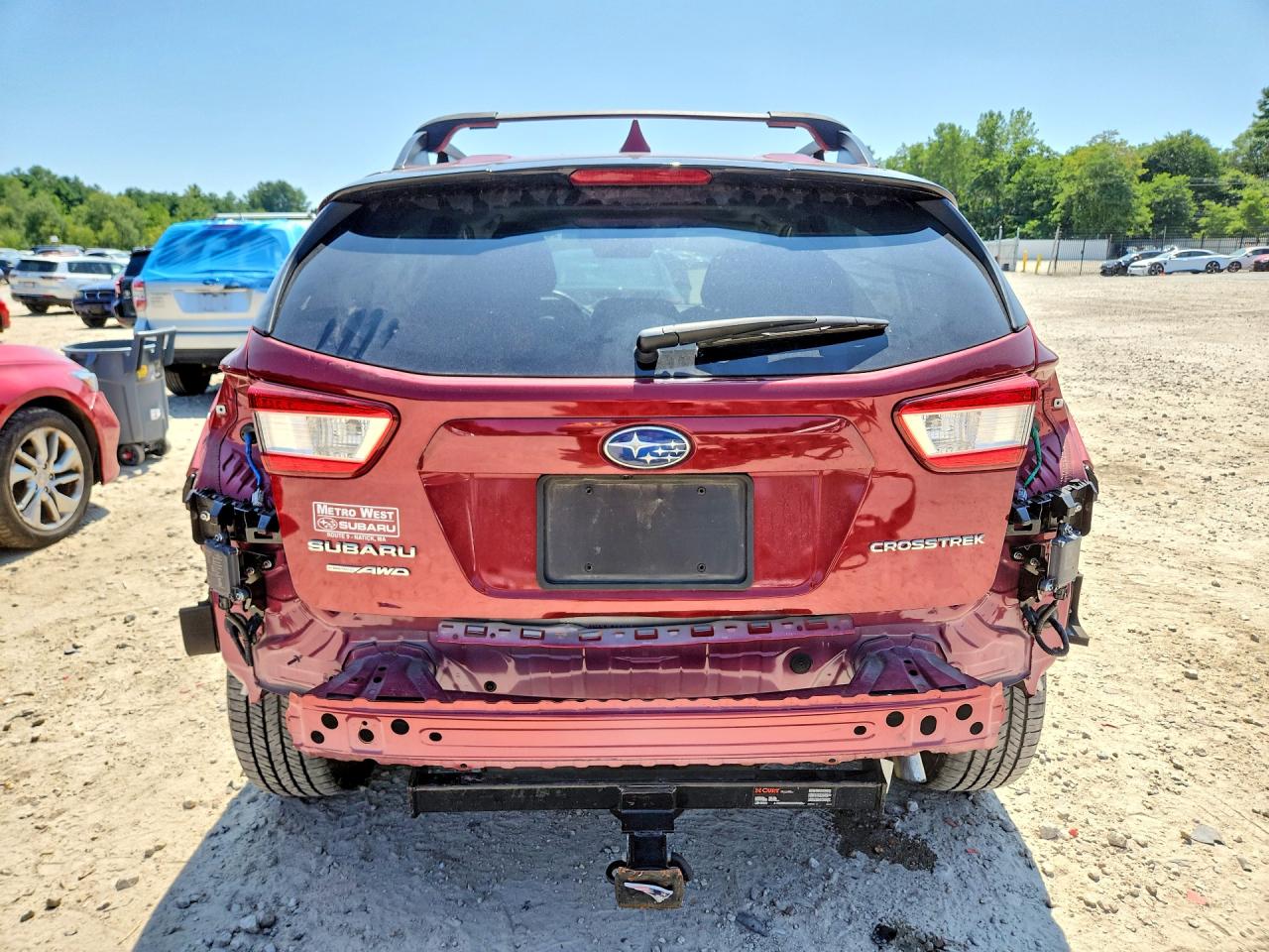 2019 Subaru Crosstrek Premium Red vin: JF2GTAEC1KH201927
