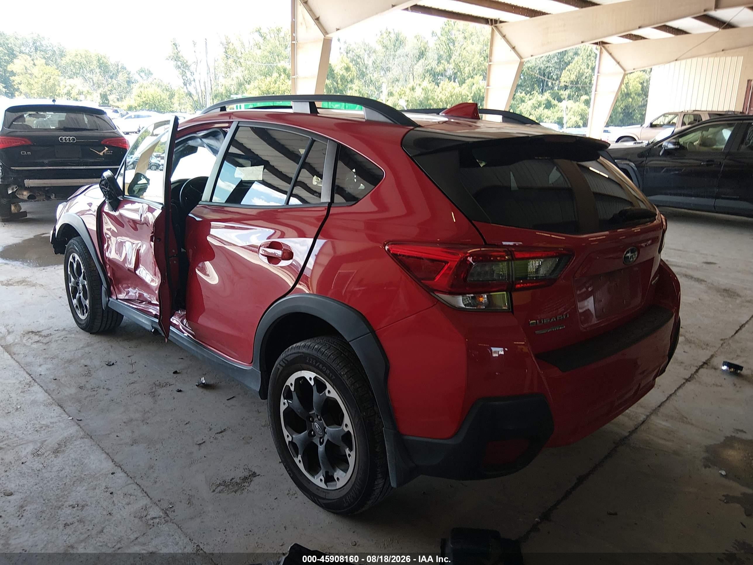 2021 Subaru Crosstrek Premium Красный vin: JF2GTAEC1M8376293
