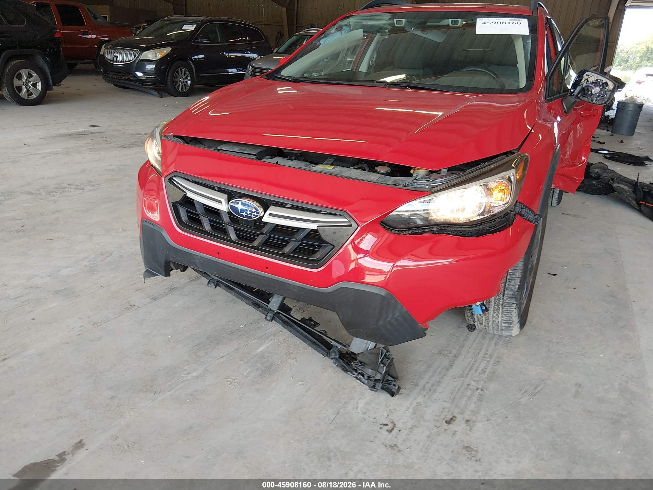 2021 Subaru Crosstrek Premium Красный vin: JF2GTAEC1M8376293