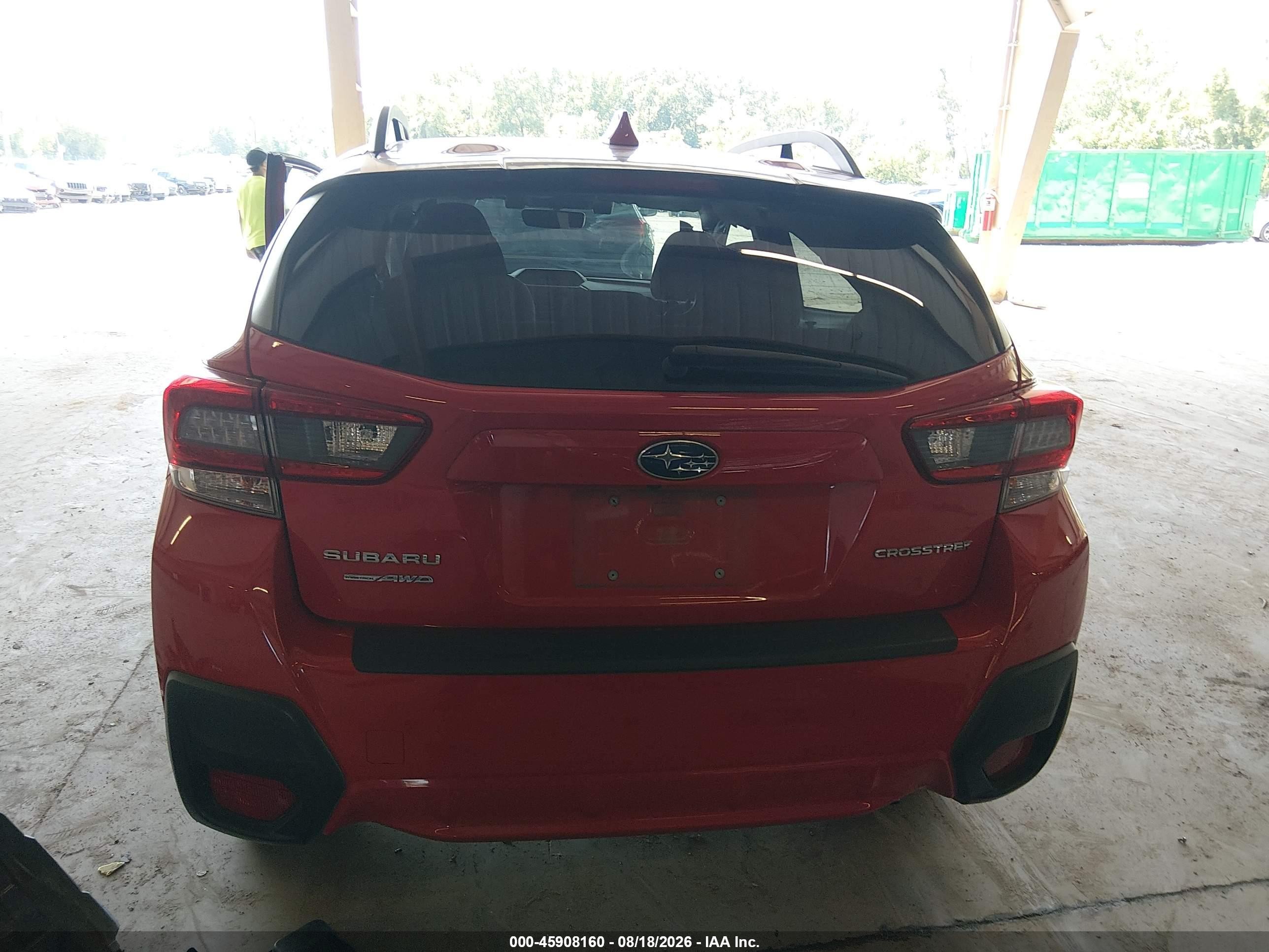 2021 Subaru Crosstrek Premium Красный vin: JF2GTAEC1M8376293